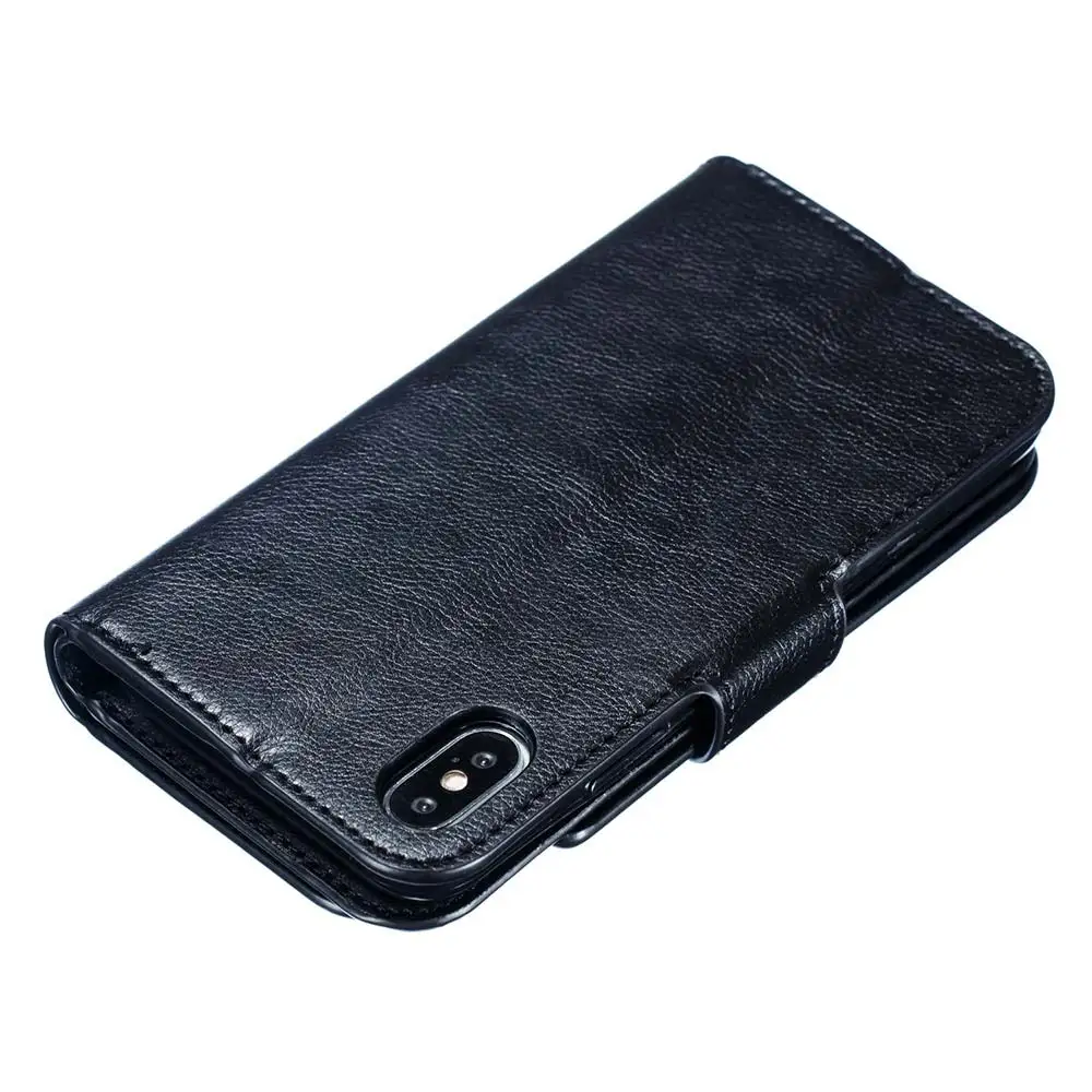 KISSCASE Retro PU Leather Wallet Case For iPhone X XR XS MAX Card Slot Holder Stand Cover 8 7 6 6s Plus 5 5s SE | Мобильные телефоны