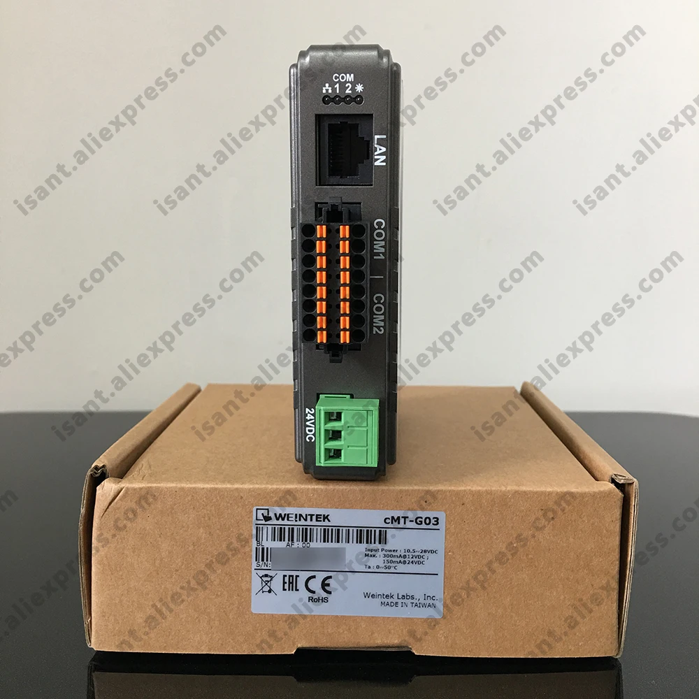CMT-G03 шлюз Weintek IIoT с COM портами поддерживает MQTT/OPC UA/MODBUS TCP/IP (новый и оригинальный) |