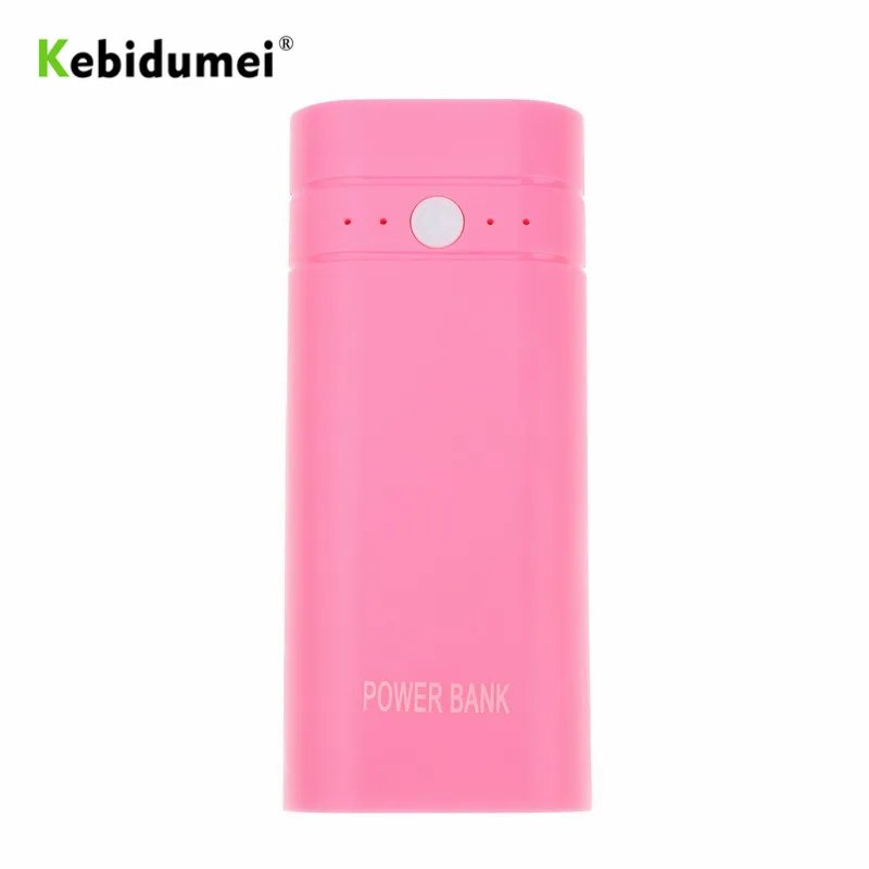 Kebidumei 2x18650 батарея коробка DIY корпус зарядное устройство держатель USB банк питания