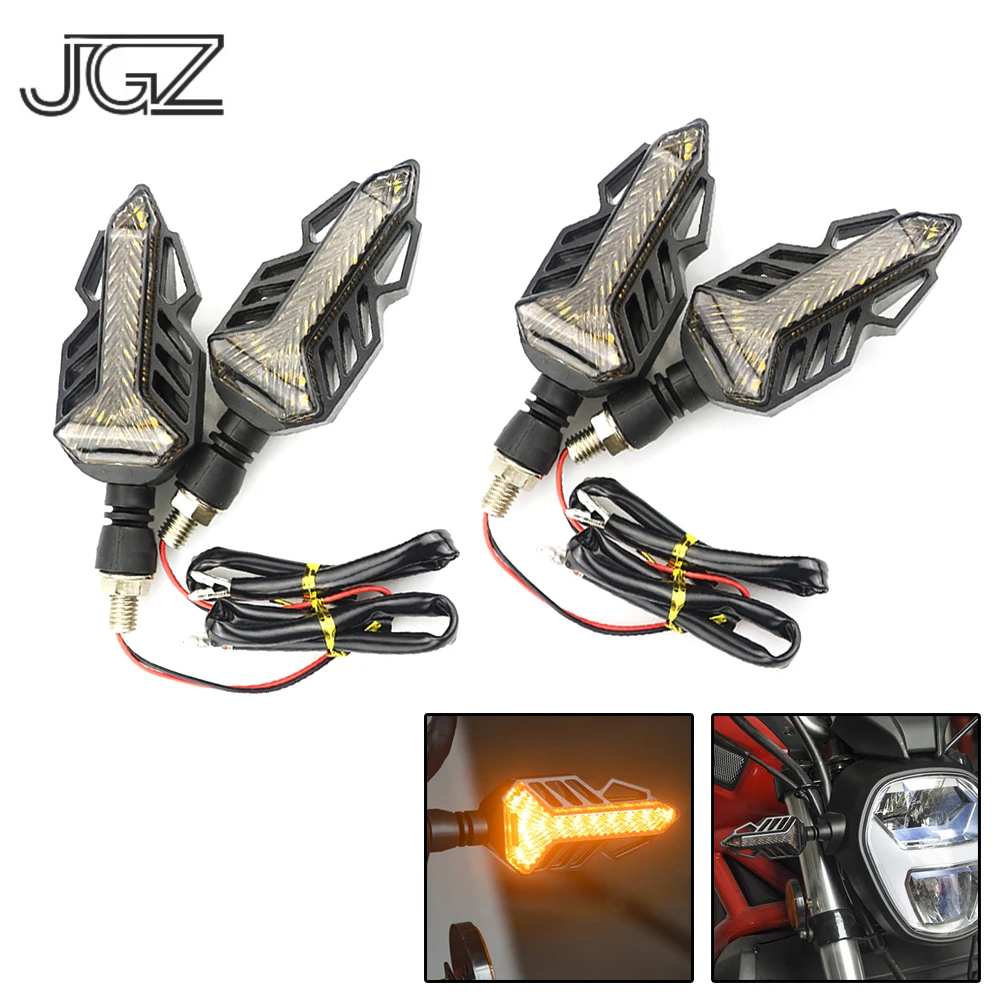 2 пары 12V мотоциклов указатели поворота светодиодный индикаторы шоры лампы
