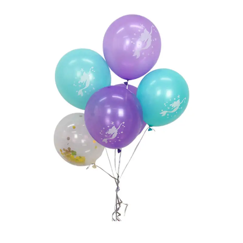 Воздушные шары с изображением Русалочки декоративный для Бэйби шауэра 1 й День