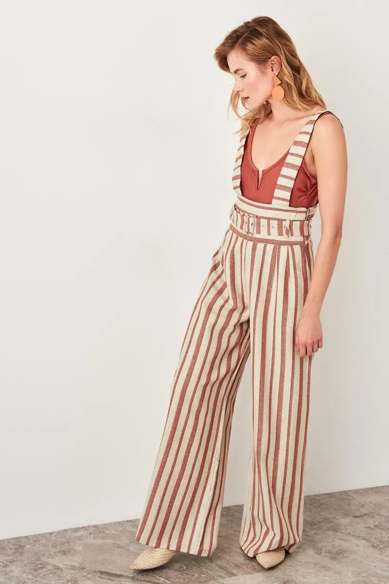 Trendyol комбинезон с красной шнуровкой TWOSS19ST0043| |