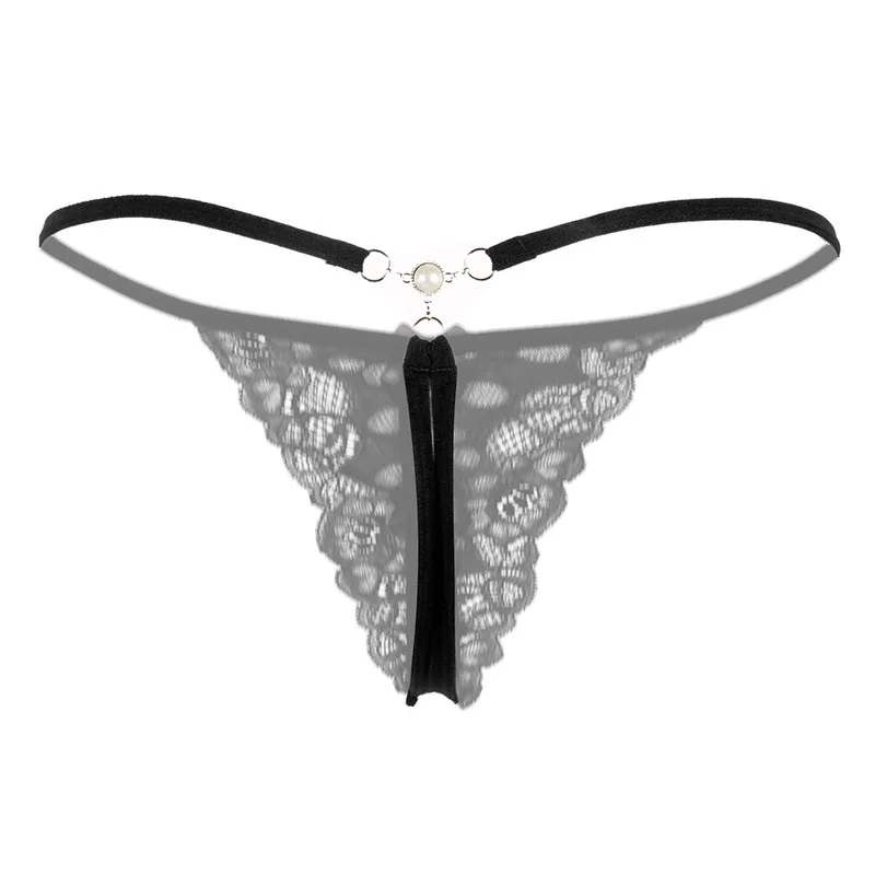 1Pcs Sexy Transparent T-back Lot Bulk Briefs Women's Mini Thong Lace Underwear Lingerie G-String Low Waist For Woman |
