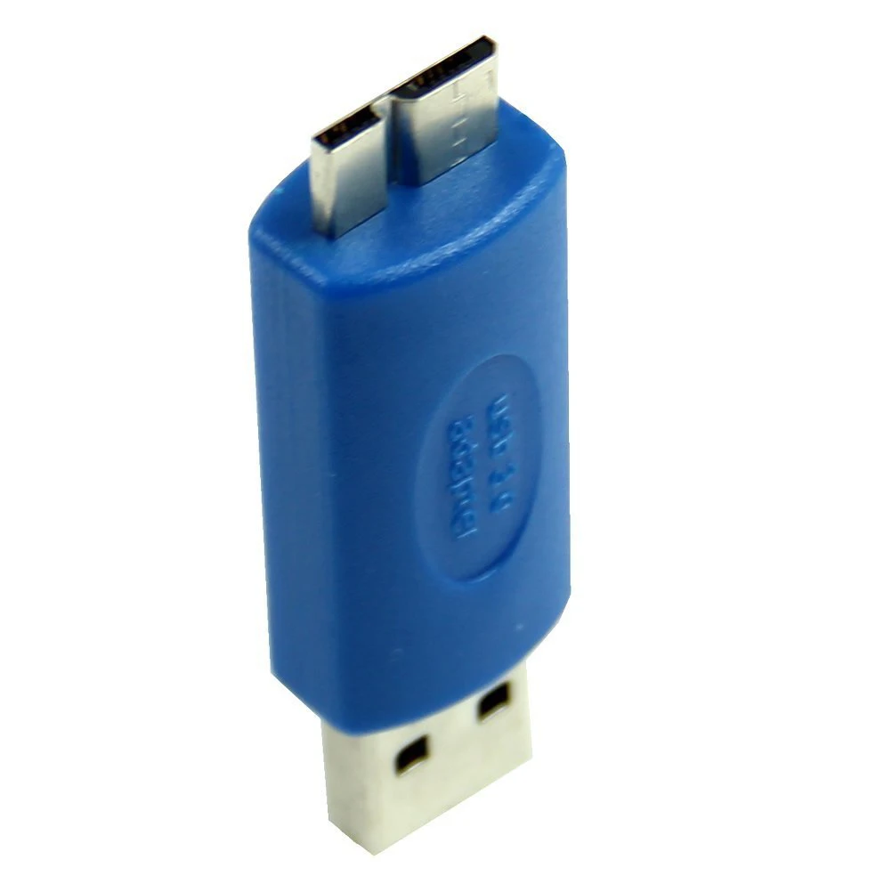 OPQ высокоскоростной Синий USB 3 0 Type A штекер для mini B Адаптер смены
