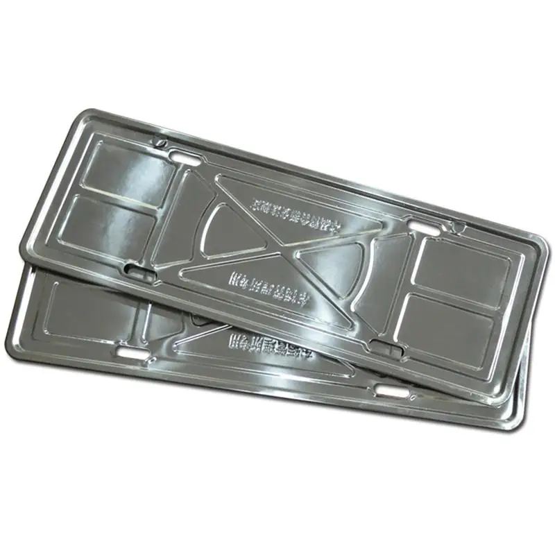 2 шт. держатель из нержавеющей стали для автомобильного номерного знака