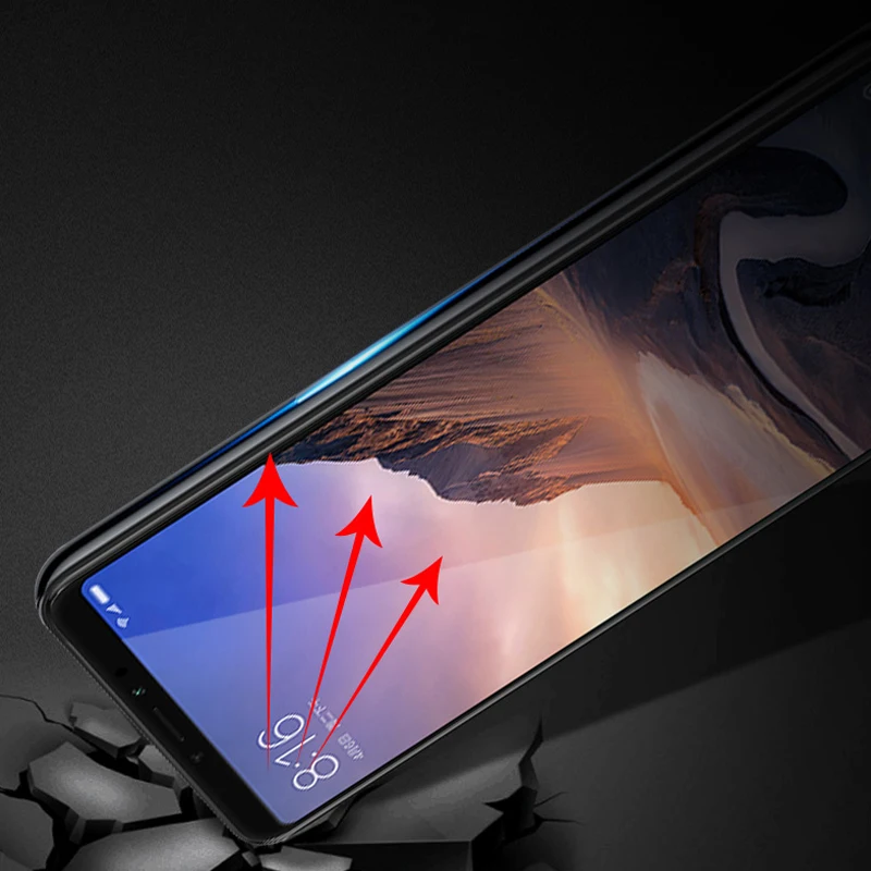 Защитное стекло ocolor для XiaoMi Mi Max 3 сменная пленка переднего экрана простота