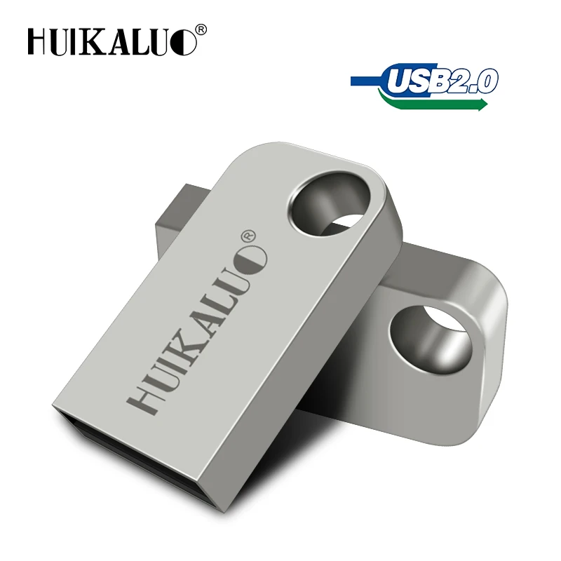 Huikaluo USB 2 0 Мини металлический портативный флеш накопитель 8 ГБ 16 32 64 флешка диск