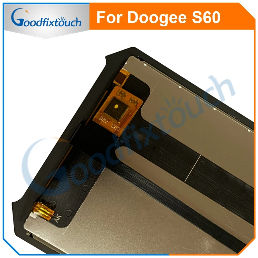 100% протестированный Оригинальный ЖК экран для Doogee S60 дисплей + сенсорный