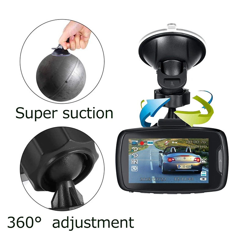 Автомобильный видеорегистратор Ainina Full HD 1080p Novatek 96650 камера ночного видения 2 7