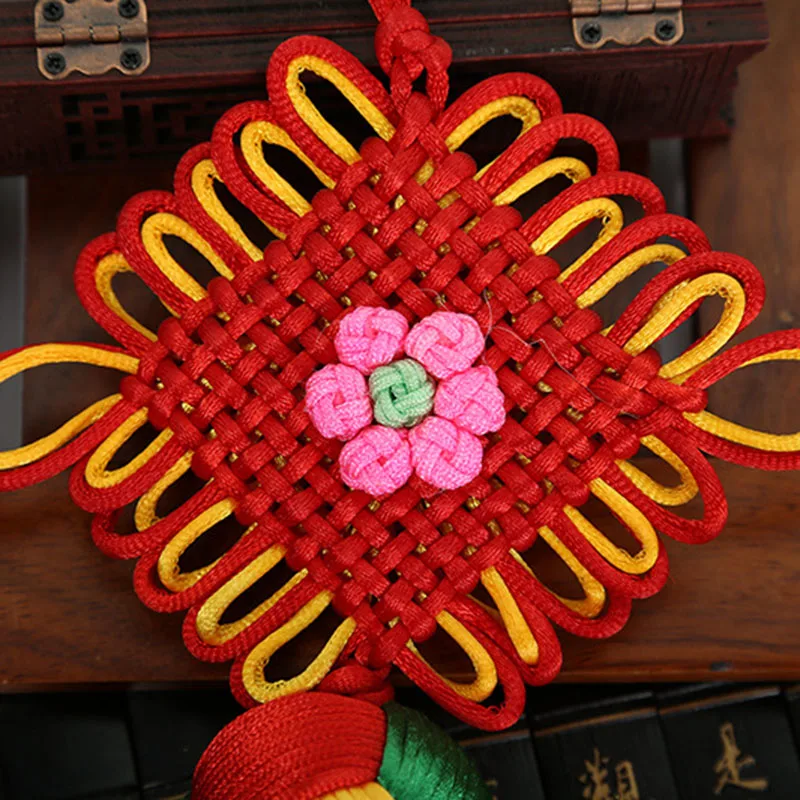 10 Pcs Polyester Chinese Knots Knotting Tassel Blessing Lucky Gifts Fringe for Curtains Trim Pendant Decoration | Дом и сад