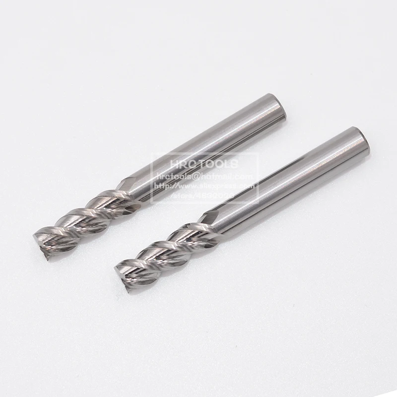 A2 d1.5x5Hx4Dx50L 1 шт. карбид вольфрама HRC 45 3 флейты Endmill режущие инструменты резец