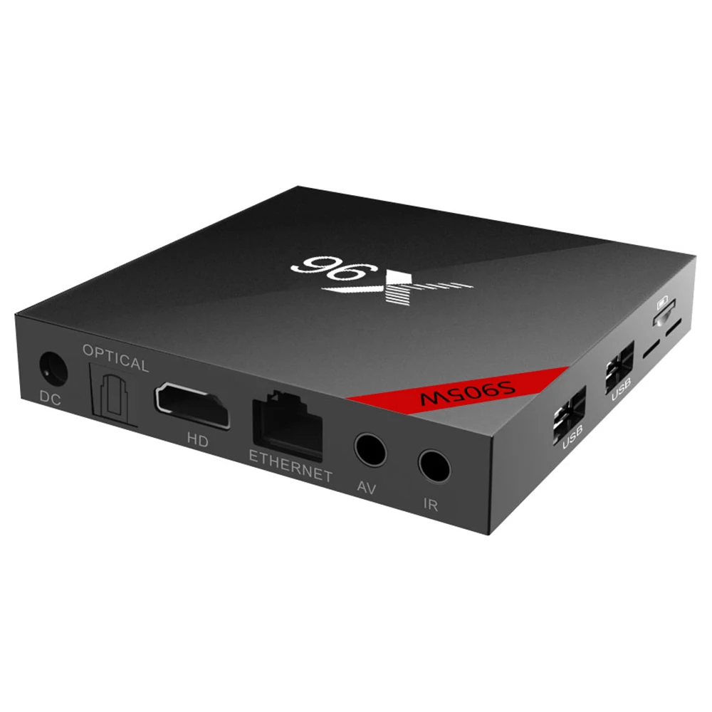 ТВ приставка X96 Smart на Android 7.1.2 с четырехъядерным процессором Amlogic S905W H.265 VP9 HDR10 1 ГБ/8