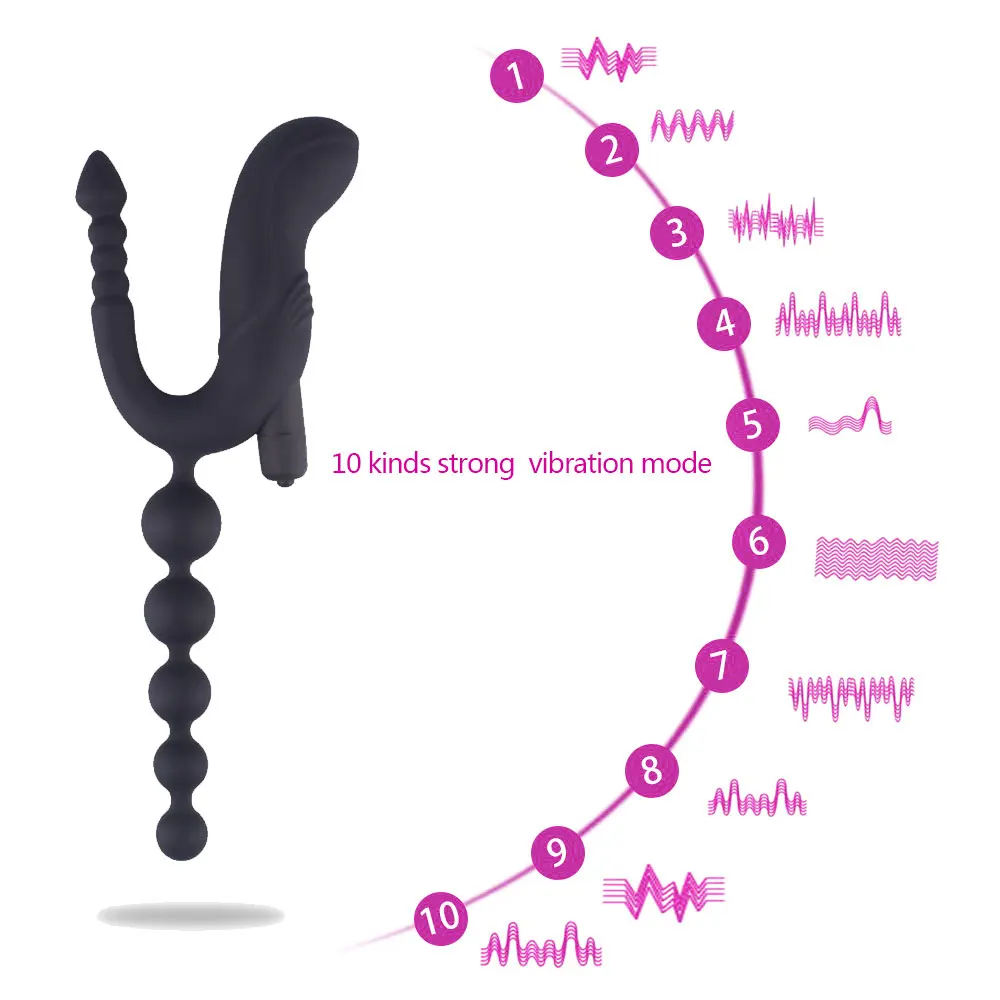 10 Speed Prostate Anal Beads Vibrator Adult Sex Toys For Men Women Masturbator G Spot Anus Orgasm Stimulation Butt Plug Shop |