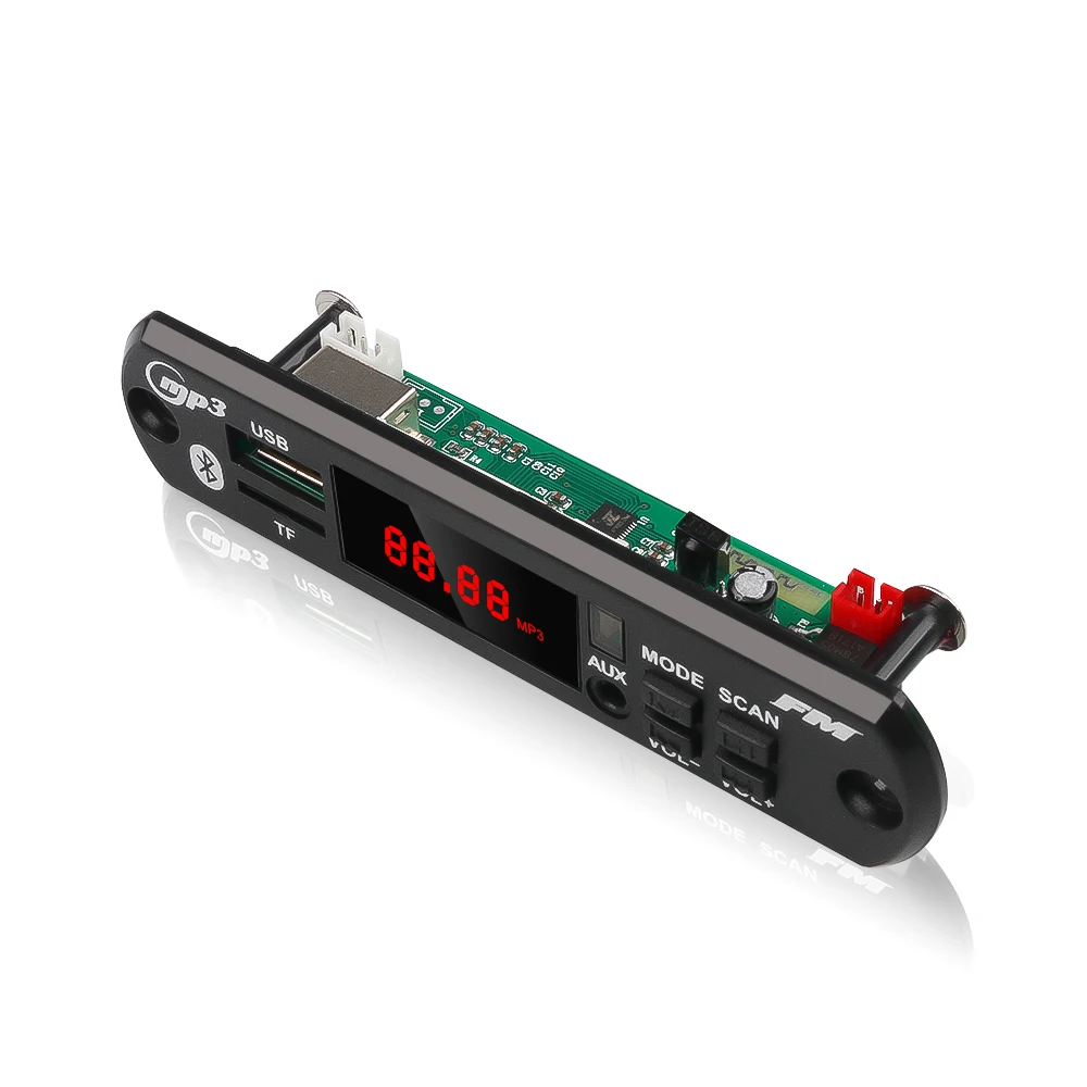 Универсальный беспроводной Bluetooth MP3 WMA декодер KEBIDU плата аудио модуль 5-12 в USB TF