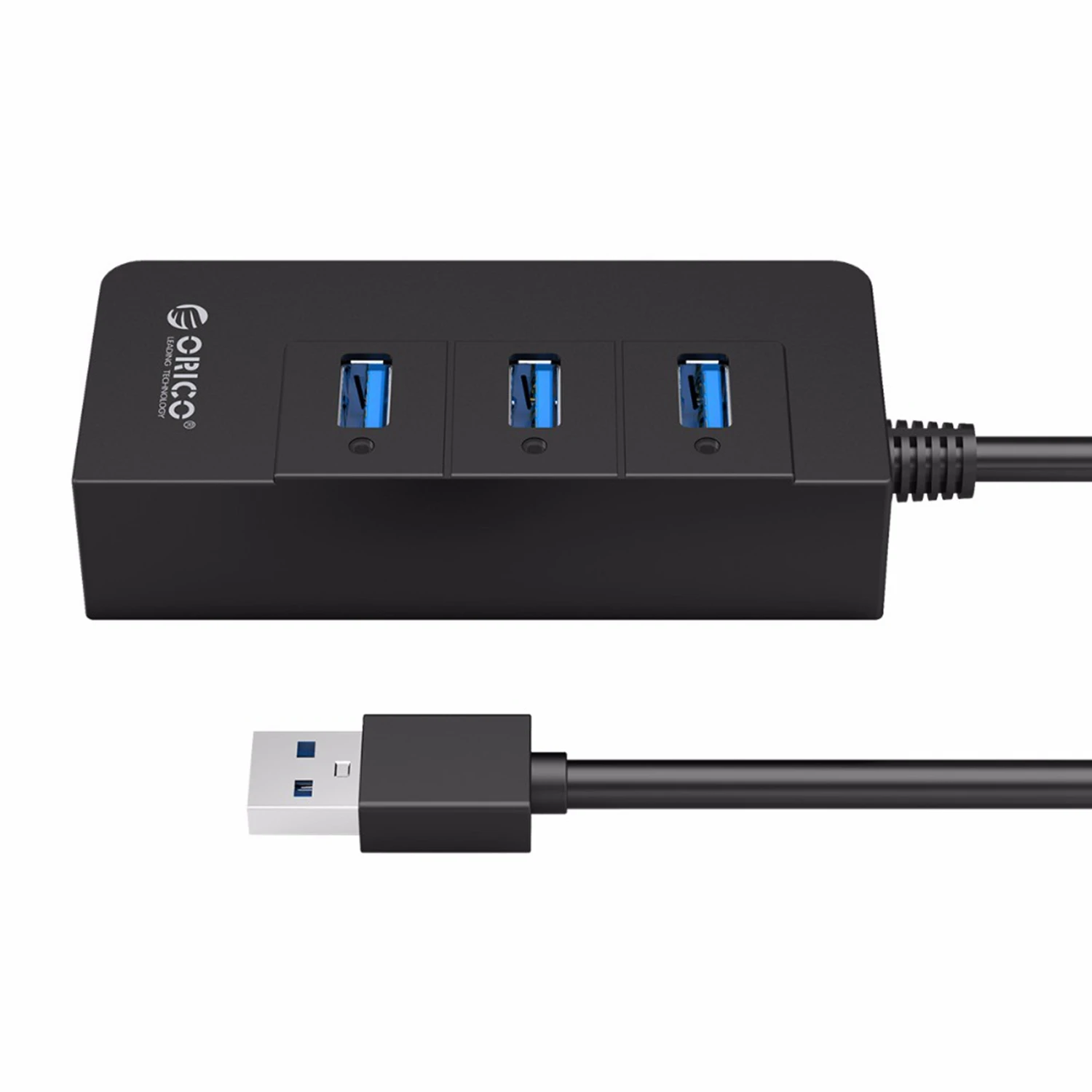 Orico Hr01 U3 3 порта супер скорость Usb3.0 концентратор сплиттер с внешней Rj45 гигабит