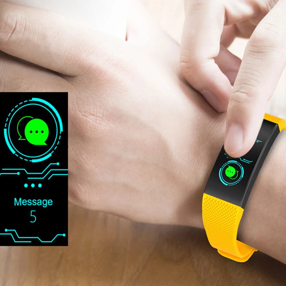 Умный Браслет IP68 Водонепроницаемый Smartband монитор сердечного ритма во время сна