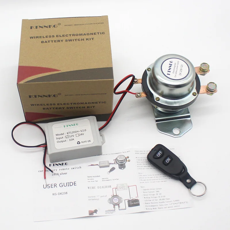 12 V автомобиль грузовик Батарея удаленного коммутатора 180A отключения Реле Электромагнитная электромагнитный клапан терминал Управление гаджеты (art.: 7aee5220c) - 7aee5220c