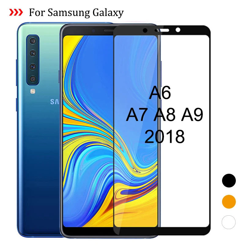 Для Samsung Galaxy a6 a8 plus a7 a9 2018 закаленное стекло на Samsun a530 a730 a750 Защитная пленка для