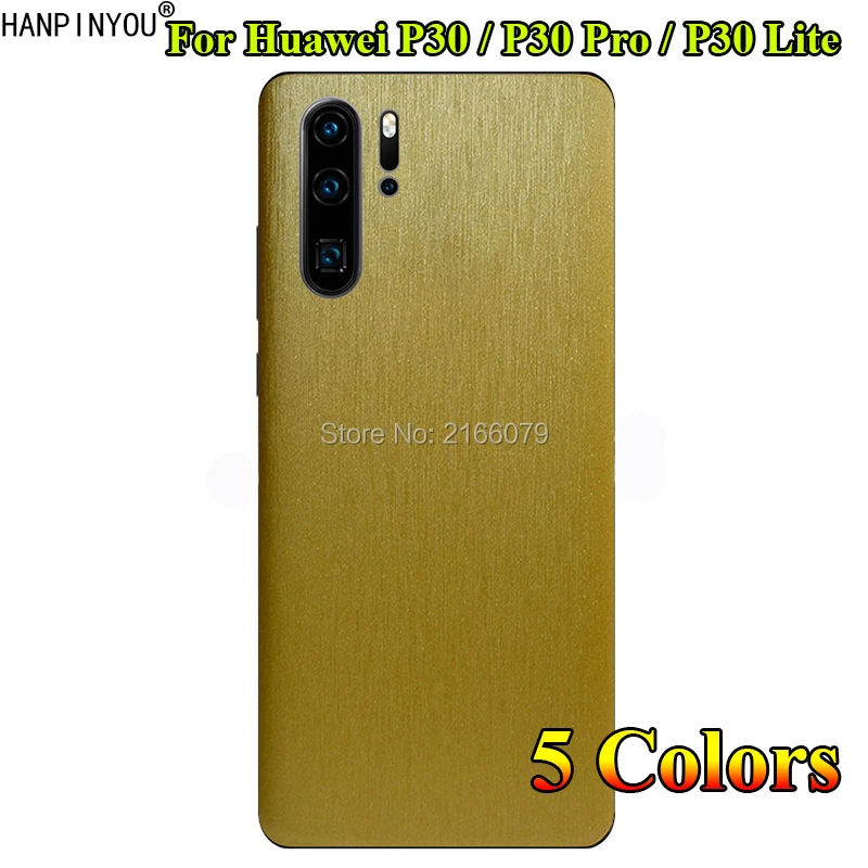 Для Huawei P30 Pro Lite P30Pro P30Lite задняя крышка матовая металлическая наклейка защитная