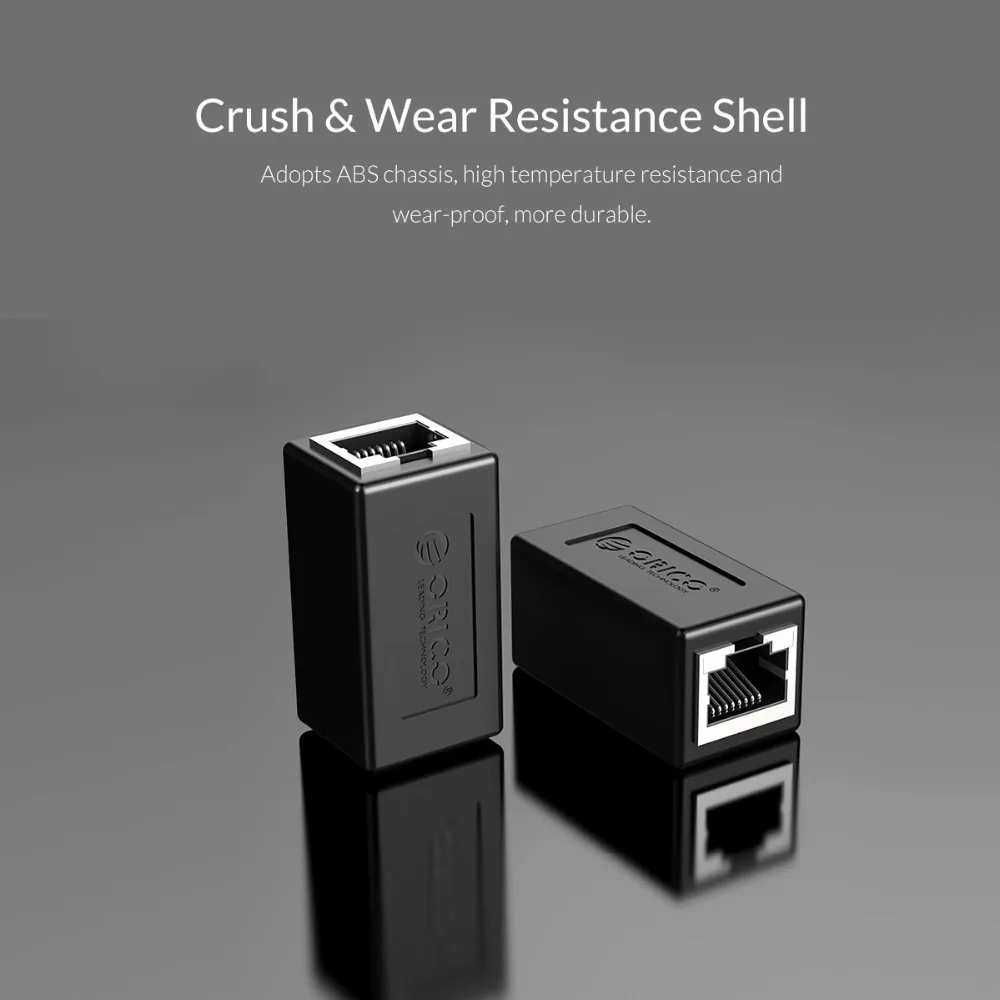 ORICO PUG MTM RJ45 Женский к Famale сетевой разъем LAN адаптер Ethernet кабель удлинитель