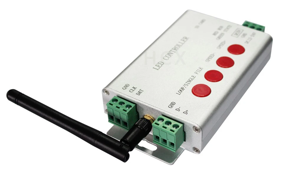 Контроллер led wifi 1 порт управления 2048 пикселей DMX512 контроллер поддержка WS2812 и т. Д.