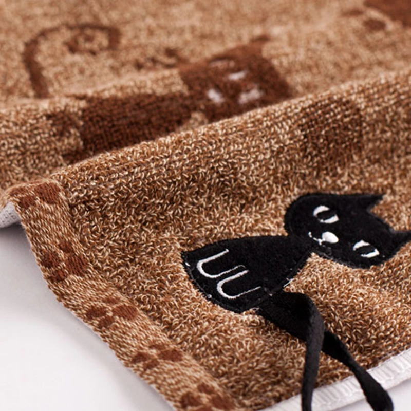 

Cat Printed High Quality Towels 25x50cm Couple Household Cotton Soft Face Towel Child Towel Popular Cute Cartoon Hot Sale 1PC
