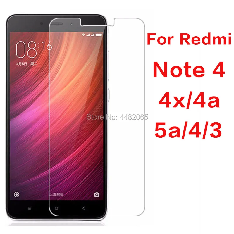Защитное стекло для Xiaomi Redmi Note 4 на Ksiomi 4x x4 пленка защиты экрана xiomi xiami red mi 4a 5a 3