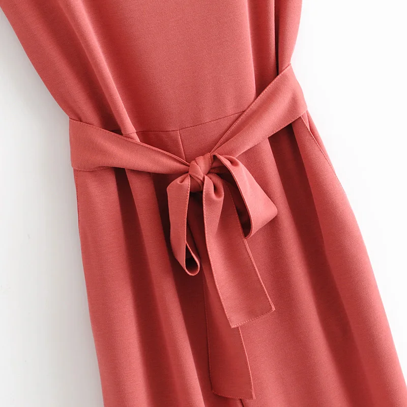 Шикарный женский комбинезон лето 2019 Новая мода мягкая дышащая майка рукав