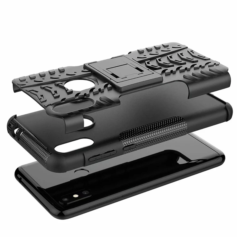 Alesser For Motorola Moto One Power Silicone Case 6.2'' Protective Shockproof P30 Note Phone Armor |