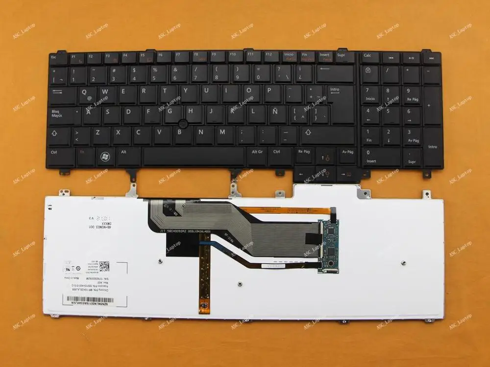 Новая ЛАТИНСКАЯ Испанская Клавиатура Teclado для Dell Latitude E5520M E5530 E6520 E6530 E6540 E5520 с