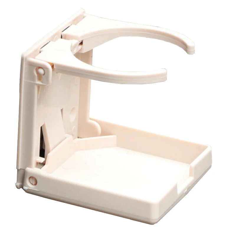 

Beige Adjustable Stand Mount Universal For Boat Marine Car Auto Folding Beverage Cup Drink Holder