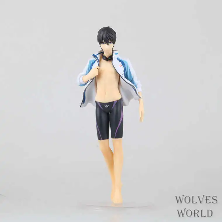 Huong аниме Figura 23 см бесплатно! Nanase haruka Тачибана Макото 1/8 Azione ПВХ фигурка Da Collezione
