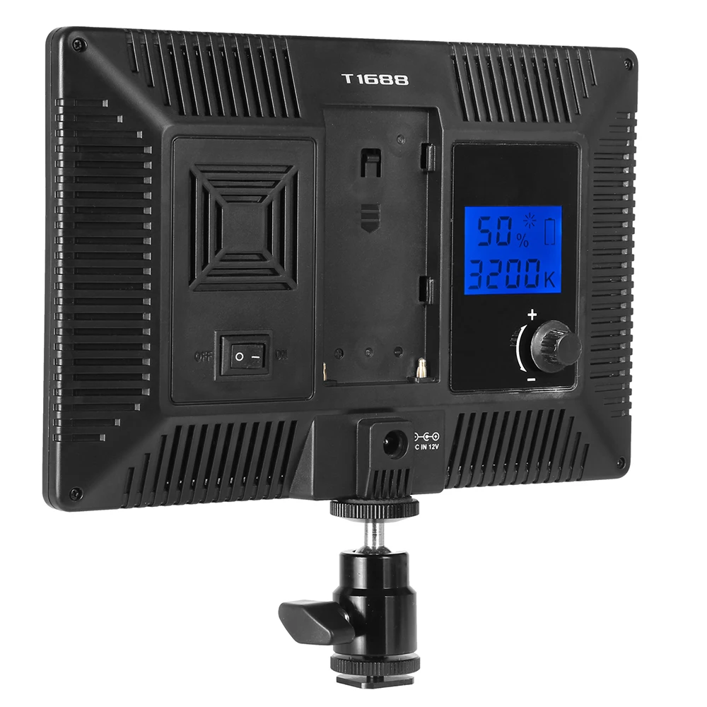 Диммируемый двухцветный светодиодный светильник для фото и селфи 3200K 6200K