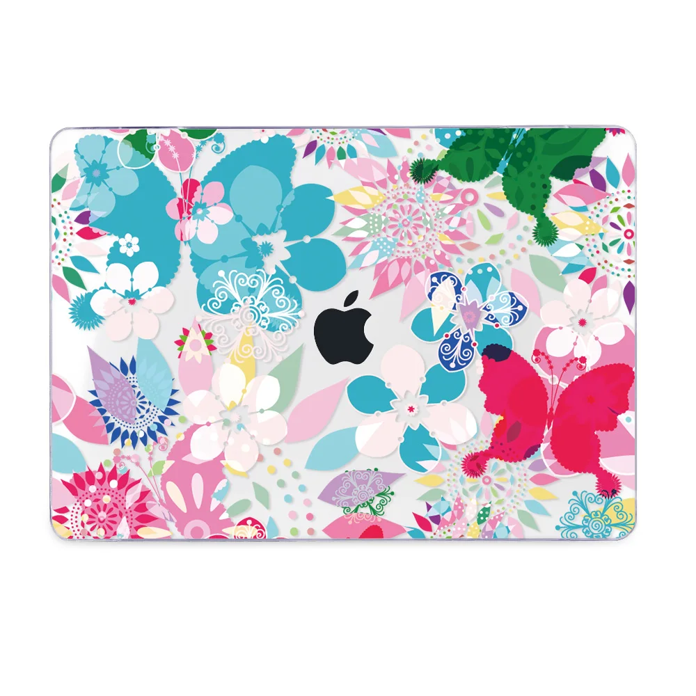 Чехол для ноутбука Redlai Macbook Air Pro retina 11 12 13 15 дюймов с сенсорной панелью и цветочным