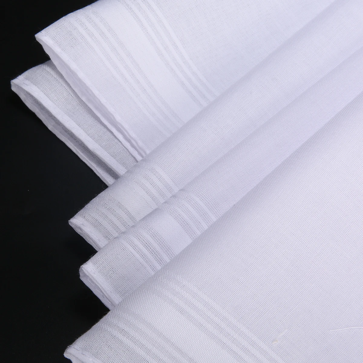 5 шт. новые белые карманные хлопковые носовые платки многоразовые Hankie Hanky