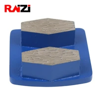 raizi 3 pcs metal diamond concrete grinding disc plate tools floor grinder grit 3060 medium bond segment scraper