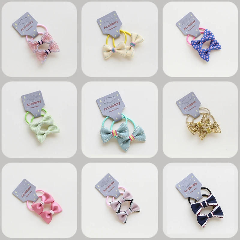 Резинка для волос с бантом женская цвет в ассортименте | Аксессуары одежды