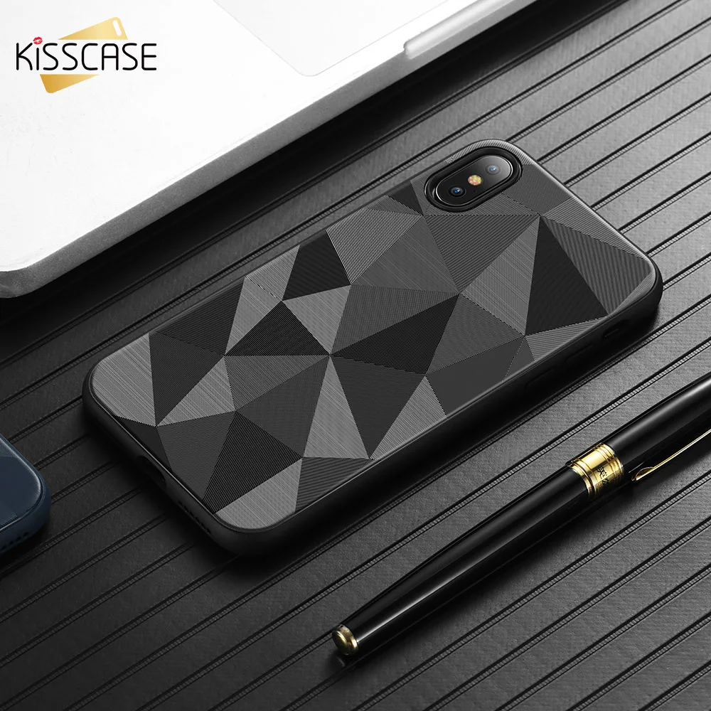 KISSCASE Мягкий силиконовый чехол для телефона samsung Galaxy S10 плюс S10e Note 9 геометрический