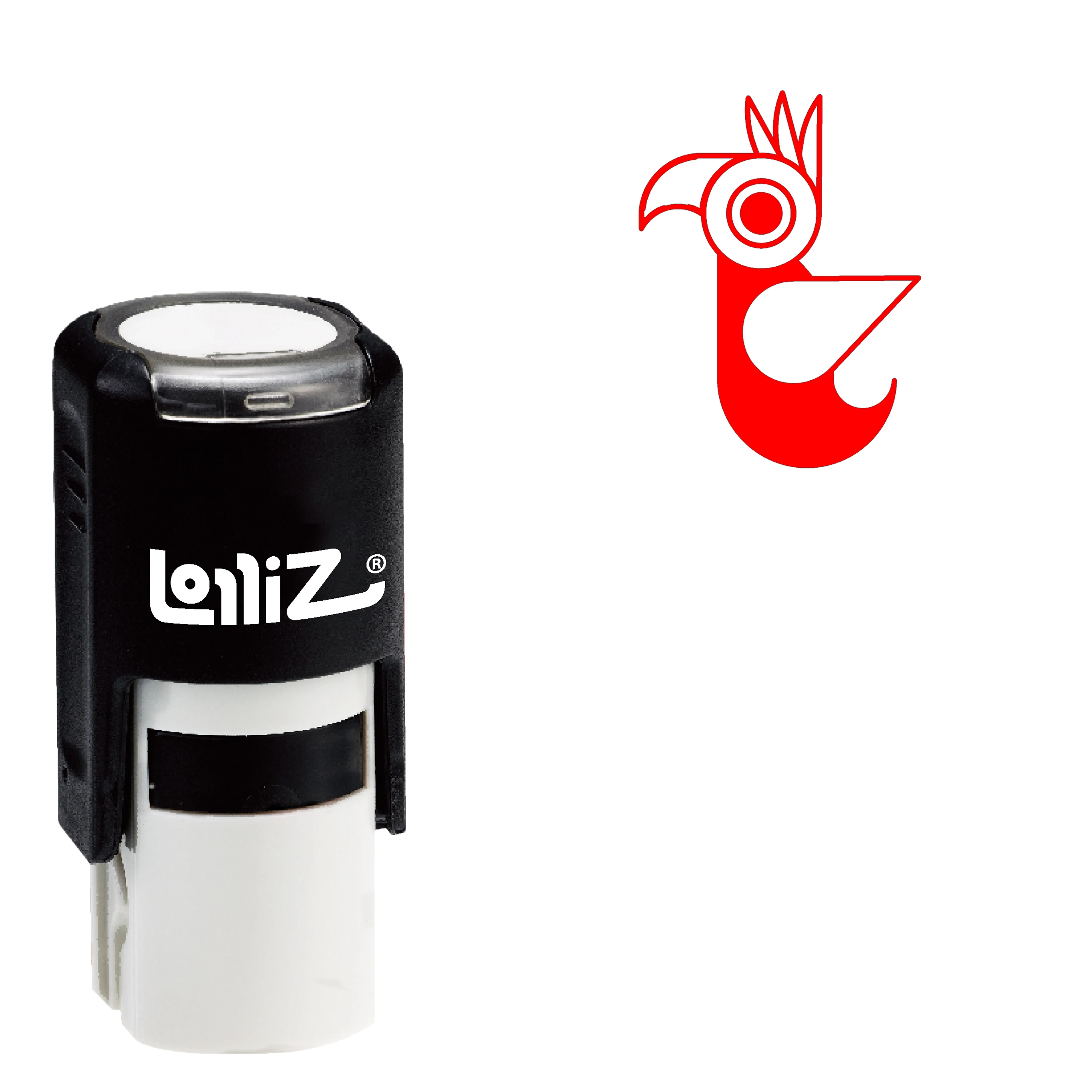 

LolliZ Biomorphic Animal Symbol Series Design #02 Self-Inking Rubber Stamp