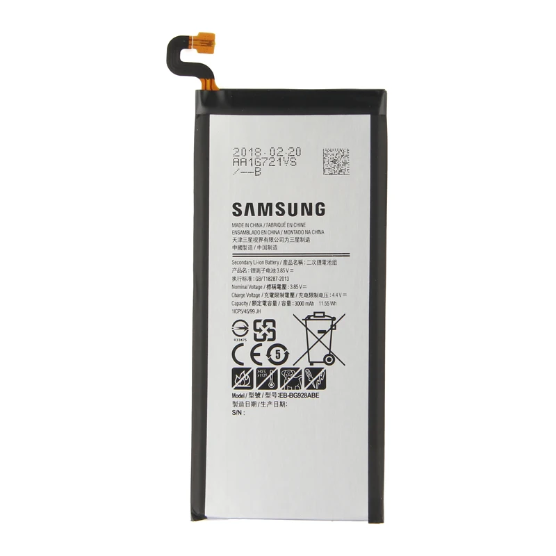 Оригинальная Аккумуляторная батарея Samsung GALAXY S7 EB BG930ABE G930F G930A G930L G9308 SM G9300 G930 3000