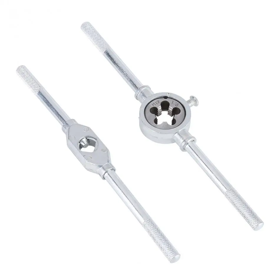 Хит продаж Каблук 12 шт наёмите умирает комплект M6 M12 гайка ходового винта метчики