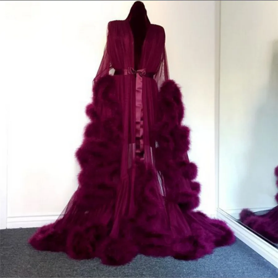 Женское вечернее платье с перьями Thefound Vestido вечерние платья из тюля длинным