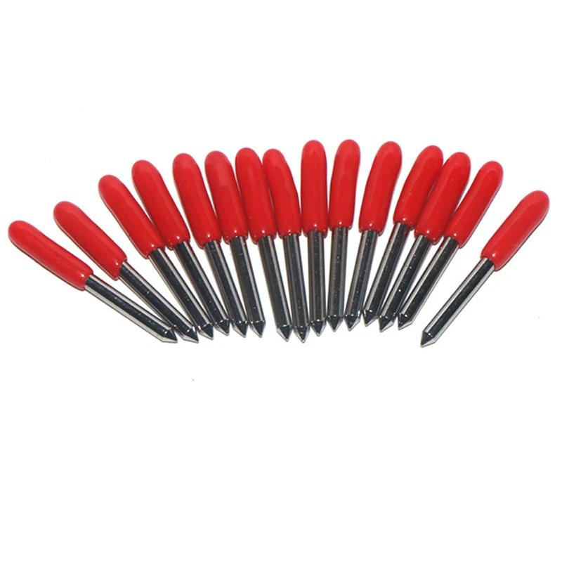

15pcs 45 Degree Vinyl Cutting Plotter Blades Tungsten Printing Carbide Blade Mayitr For Roland Cutter