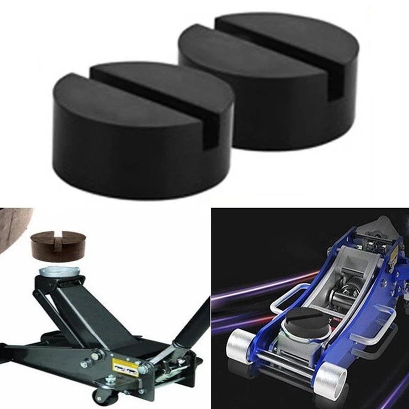 Черный 2 шт. Автомобильный домкрат с резиновой рамкой рейка подставка адаптер