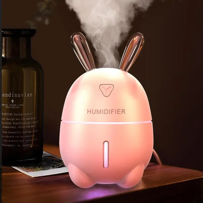 Мини USB увлажнитель воздуха 7 цветов Ночник Ультразвуковой Арома эфирные масла