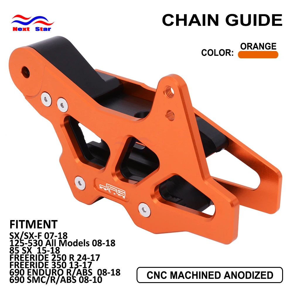 Мотоцикл CNC цепь слайдер Guard для KTM SX F 85 125 250 300 350 530 FREERIDE R 690 ENDURO 08 09 10 11 17 18|Накладки и