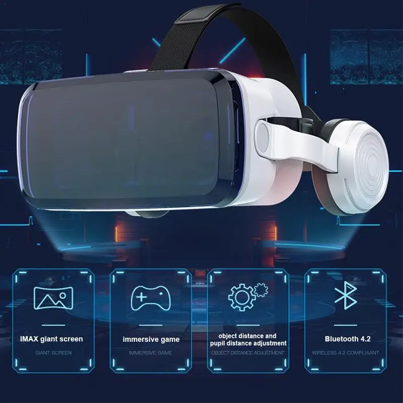 Для G04BS VR 1080 P FHD иммерсивный экран 3D Виртуальная реальность Bluetooth гарнитура