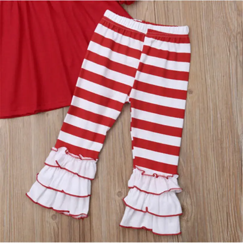 Emmababy/Модный комплект одежды для новорожденных девочек одежда отдыха на