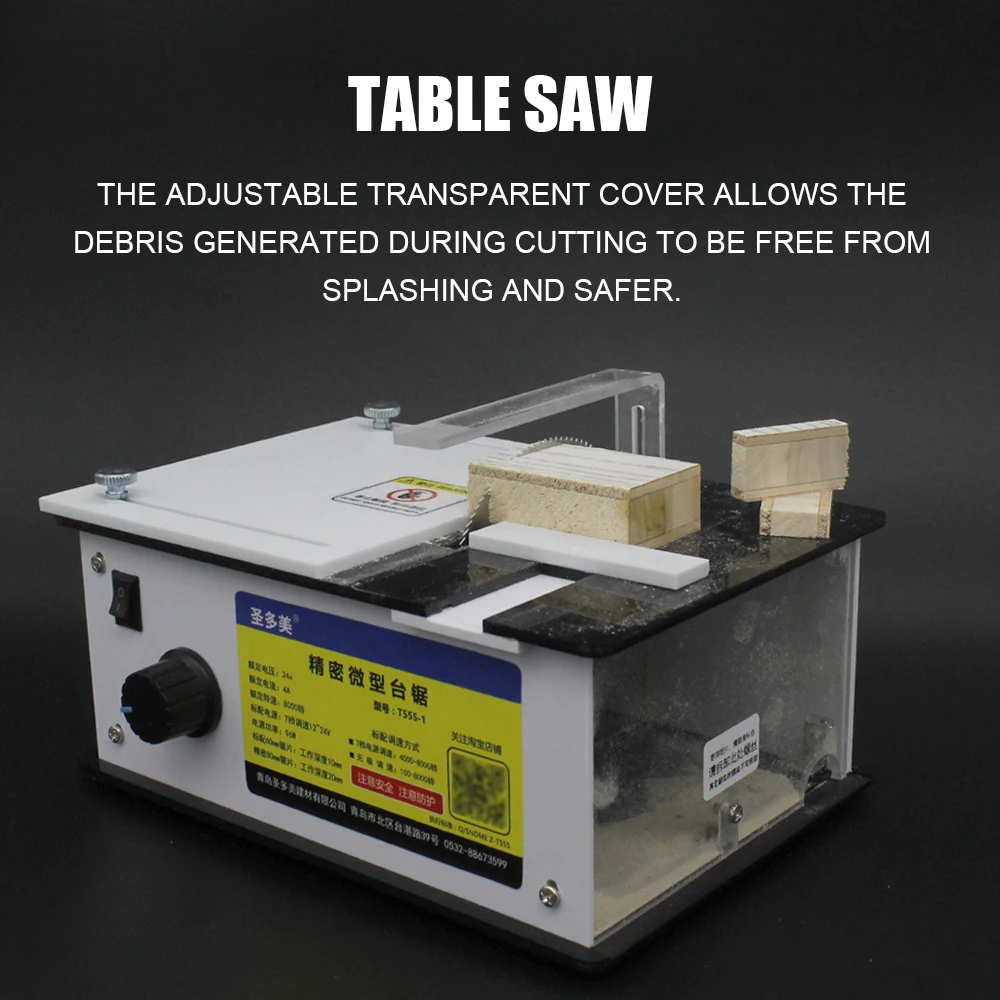 Мини-Настольная пила ручной работы деревообрабатывающая скамейка DIY хобби