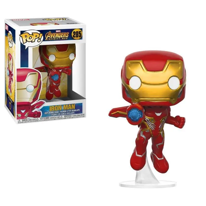 FUNKO POP The Marvel Мстители 3 Бесконечная война Человек паук Грут Железный человек Raytheon